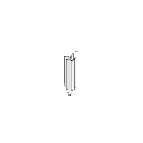 Heering Hoekverbindingsprofiel Uitwendig 6mm