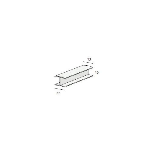 Heering H-verbindprofiel 16mm (0415)