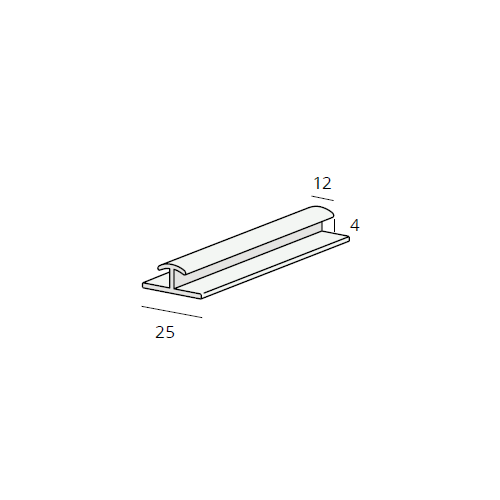 Heering H-verbindprofiel 6 mm (0454)