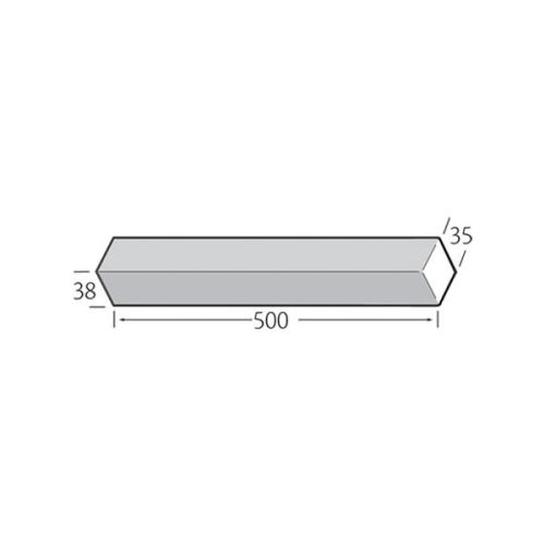 Milexx big board buitenhoek 500 mm dubbele neus