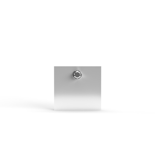 Eindschotje hoog midden/zijkant-Wit (RAL 9010)