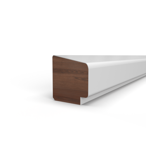 Glaslat 17x15 mm met 3x3 mm sponning