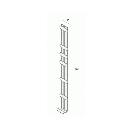 Dakrand tussenstuk 350 mm (2848)