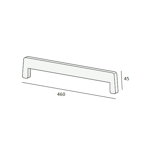 Lignodur kunststof eindkap 460 mm (7208)