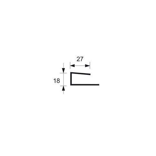 Swish eindprofiel 18 mm (0065)