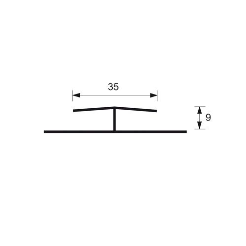 Swish koppelprofiel 9 mm inwendig (0083)