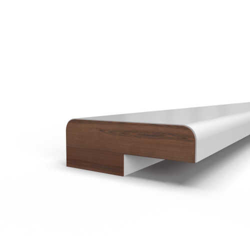 Opdek Glaslat 12x33 mm - sponning 5x16mm