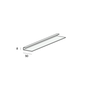Twinson startprofiel aluminium (2951)