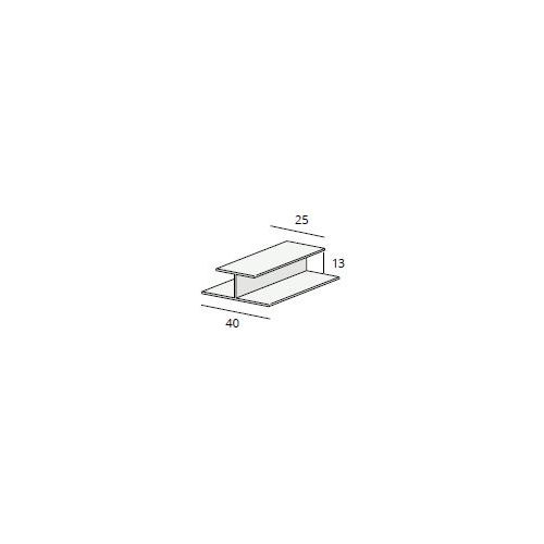 Heering H-verbindingprofiel 13mm (0417)