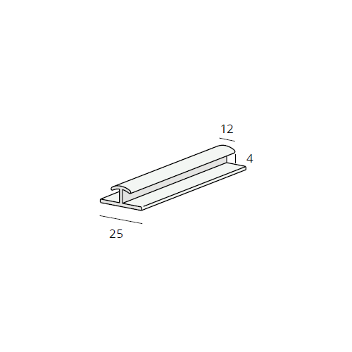 Heering H-verbindprofiel 6 mm (0454)