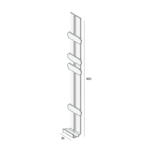 Keralit tussenstuk 300 mm (2838)