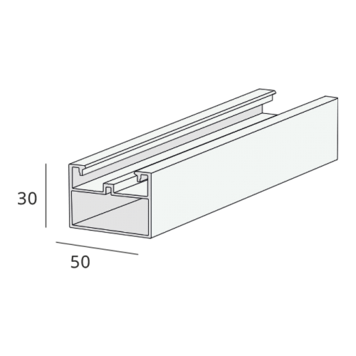 Twinson montageprofiel 30 x 50 mm (2940)