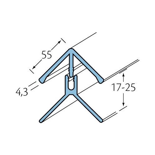 2-delig hoekprofiel