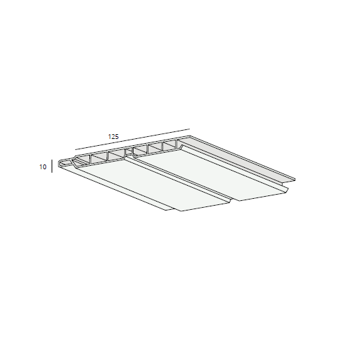 Heering overstekpaneel sponningschroot 125 mm (0518)
