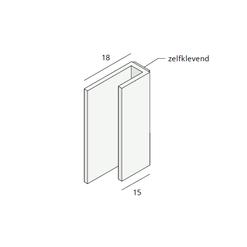 Kozijn aansluitprofiel 6 mm (7207)