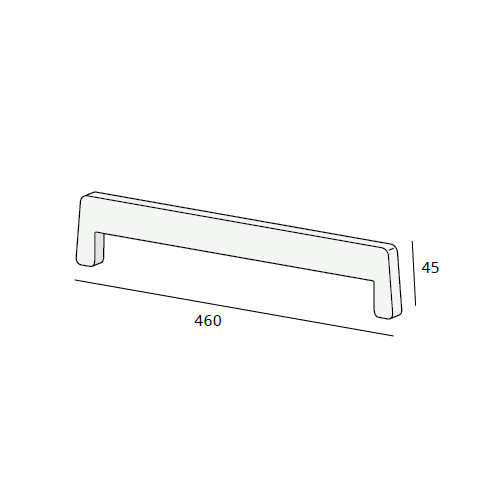 Lignodur kunststof eindkap 460 mm (7208)