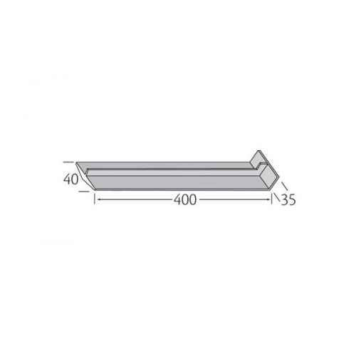 Milexx verbinding 400 mm voor haakse hoek 10 stuks (158)