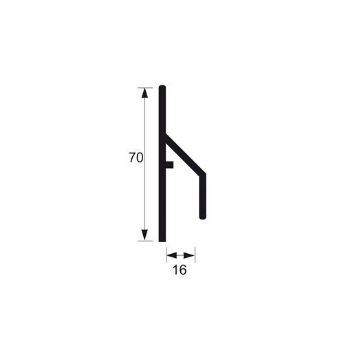 Swish trim- kraal aansluitprofiel (1336)
