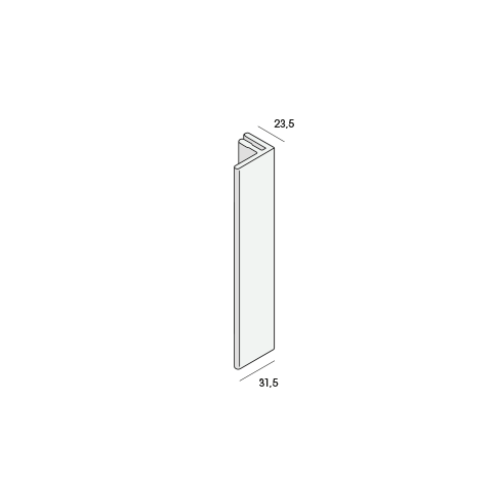 Keralit eindprofiel 17mm (b) (2806)