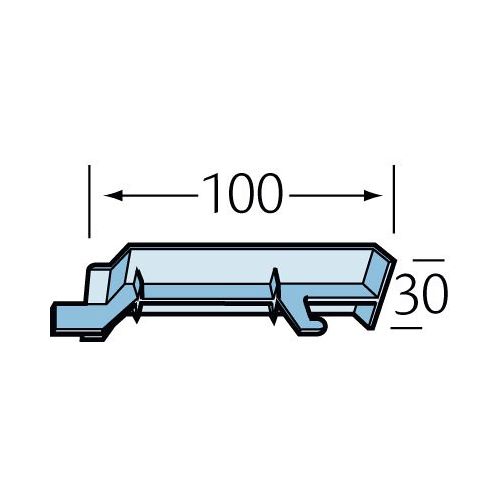 Stootvoegverbinding 100 mm 