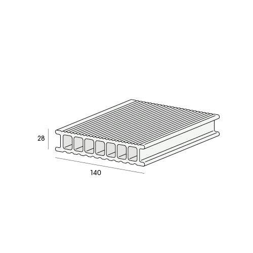 Twinson terrasplanken 140 mm