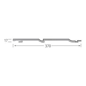T-rex dubbel rabatdeel 332 mm werkend