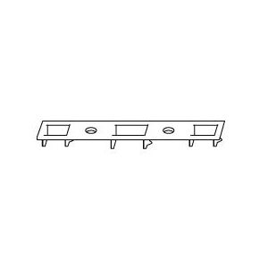 Connector voor sponningdeel 143 mm