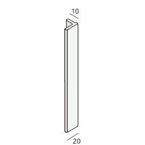 Eindprofiel 10 mm