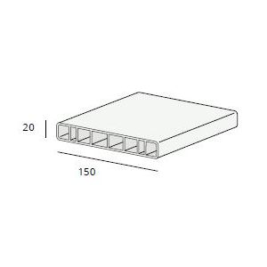 Heering Plankprofiel 150x20x1mm (7330)