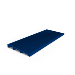 Kunststof beglazingskegje - 34x10x5 mm - Wit