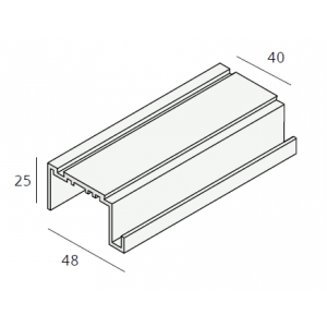 Unipanel dakrand uitlijnprofiel