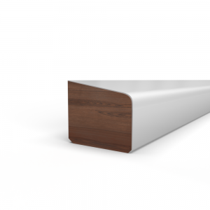 Opdek glaslat 9mm schuin