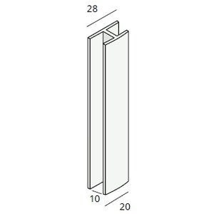 Keralit verbindingsprofiel 10 mm (0420)