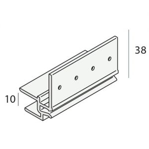 Dakrand montageprofiel 10 mm (2867)