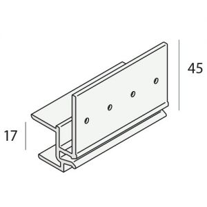 Dakrand montageprofiel 17 mm (2877)