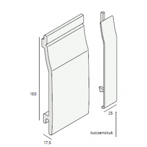 Hardschuim gevelpaneel tussenstuk (2102)