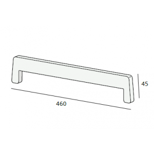 Lignodur kunststof eindkap 460 mm (7208)