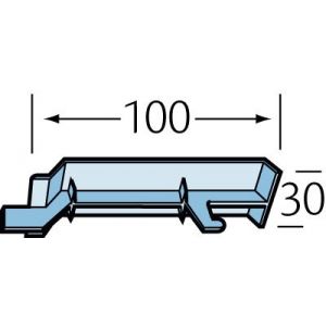 Stootvoegverbinding 100 mm 