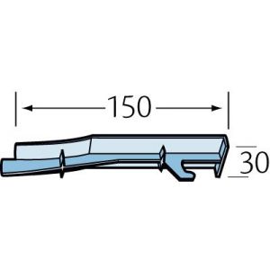 Milexx stootvoegverbinding 150 mm (253) - 20 stuks