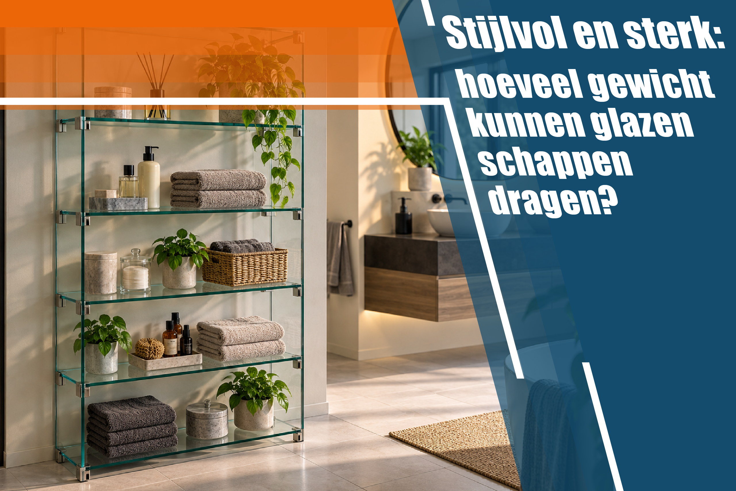 Stijlvol en sterk: hoeveel gewicht kunnen glazen schappen dragen?